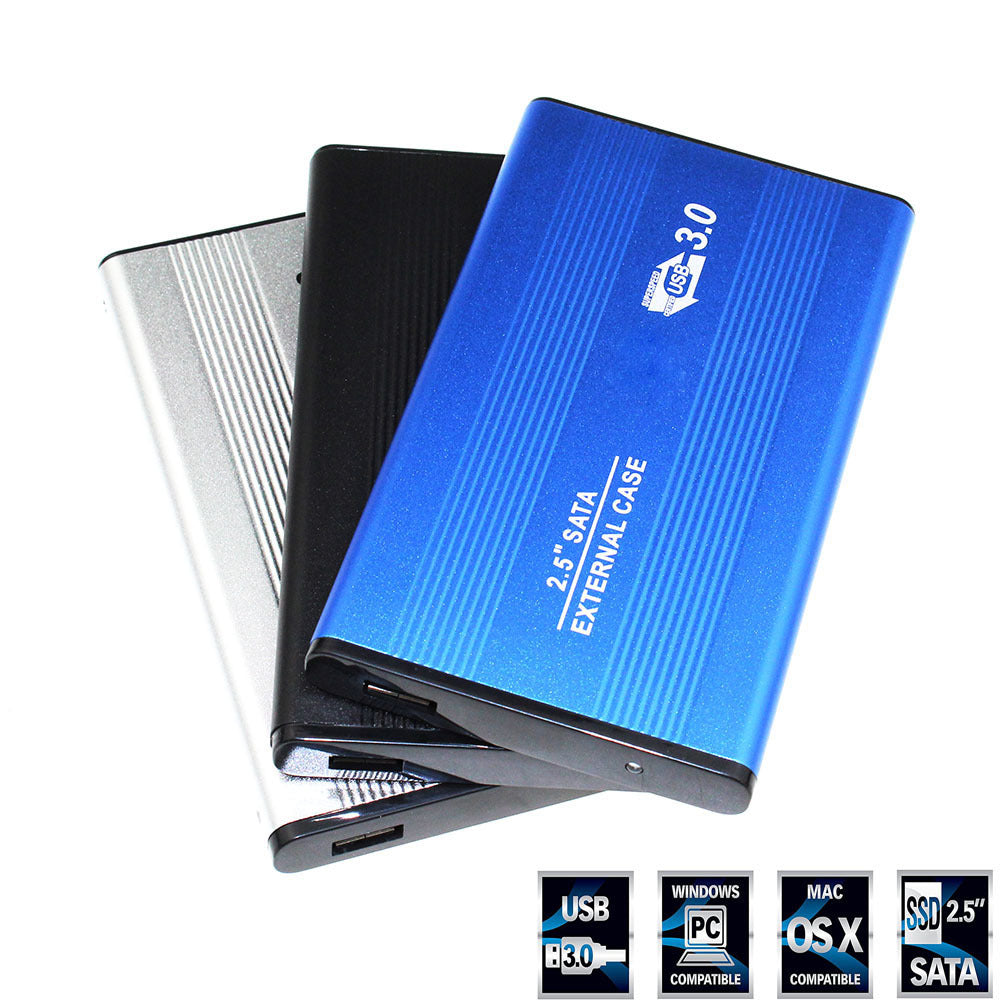 Premium Metal External Hard Drive Enclosure for 2.5" Drives
