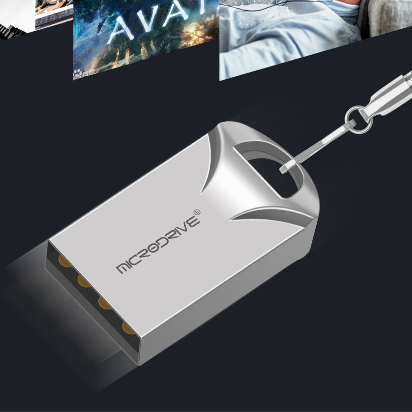 Mini High-Speed Metal USB Drive with Large-Capacity Storage