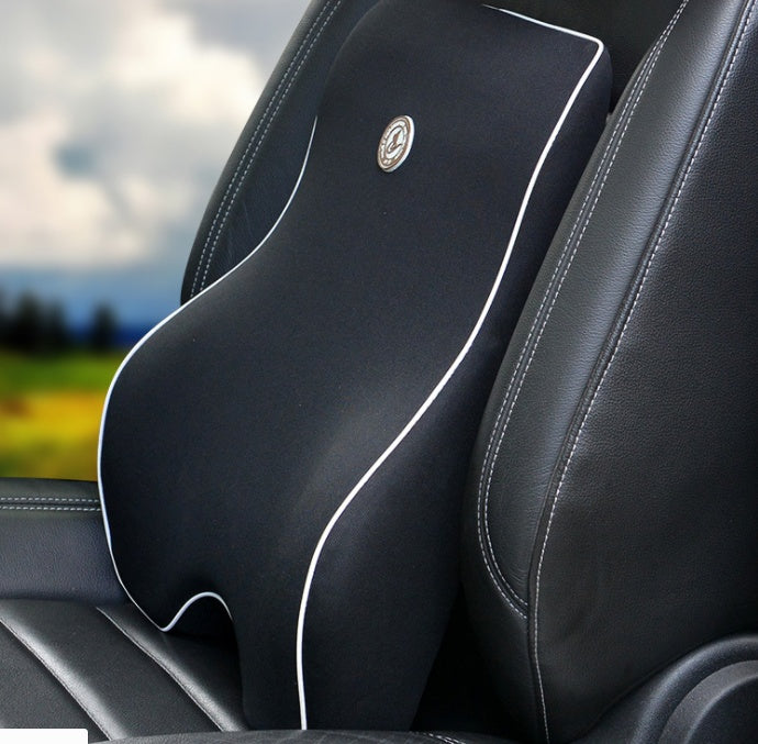 Premium Memory Foam Car Lumbar Support & Headrest Set
