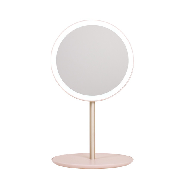 Premium Folding LED Makeup Mirror with Daylight Illumination