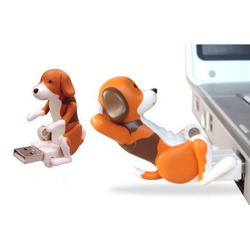 Mini Cartoon Dog USB Toy - A Playful Desk Companion