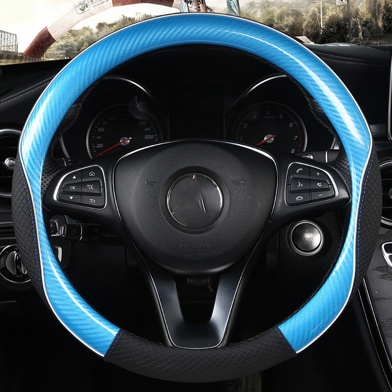 Premium Microfiber Leather Steering Wheel Cover