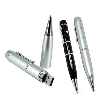 Metal Multi-function Pen with USB Drive and Laser Pointer