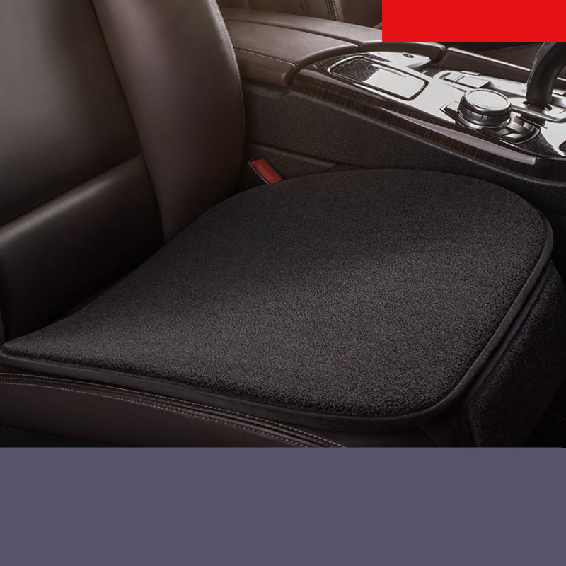 Car Seat Cushion Fleece Plush Winter Seat Cushion Without Backrest Single Piece
