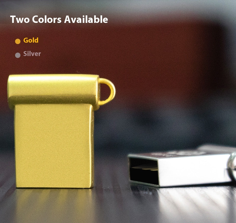 Ultra Compact Mini Metal High-Speed USB Flash Drive