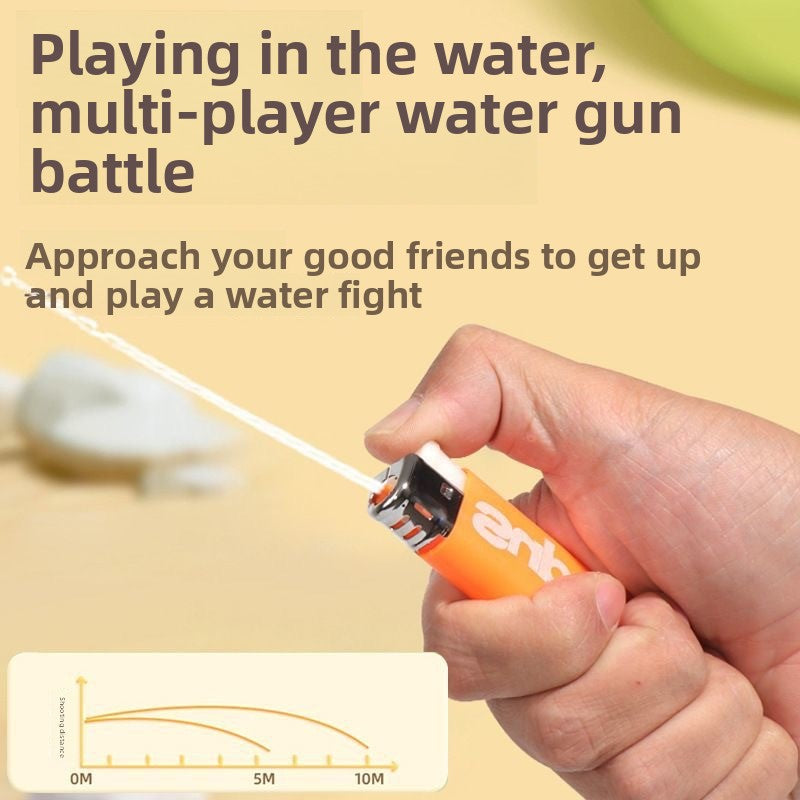 Lighter-Shaped Water Gun Toy for Outdoor Fun