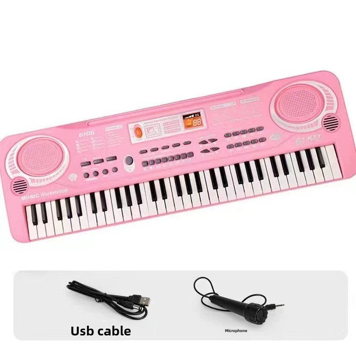 Children's 61-key electronic keyboard piano