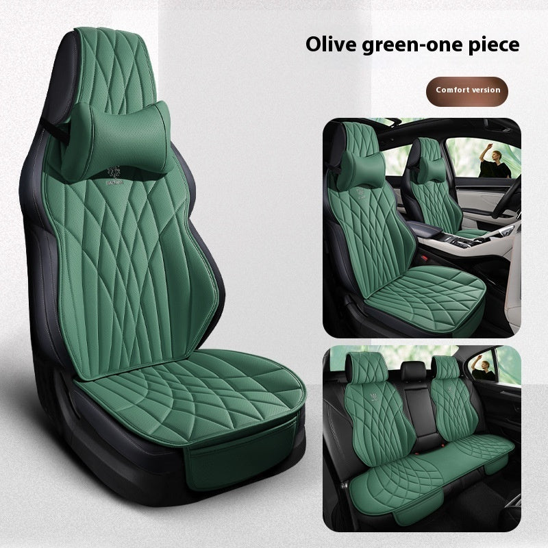 Universal Leatherette Car Seat Covers - Five-Seat Set