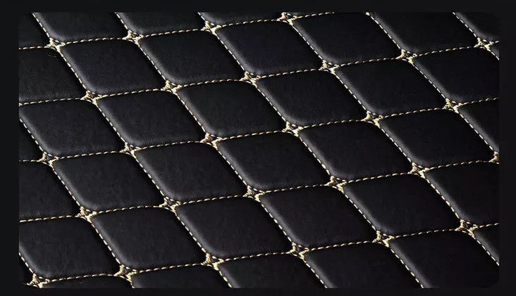 Premium Quilted Leather Universal Car Floor Mat