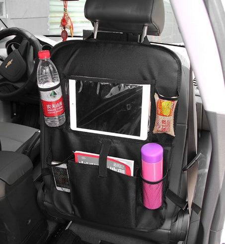 Premium Car Backseat Organizer with iPad Holder