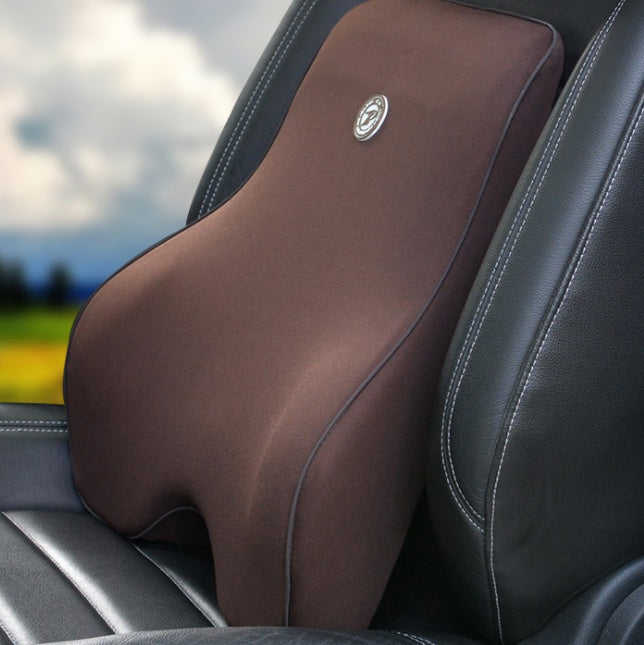 Premium Memory Foam Car Lumbar Support & Headrest Set