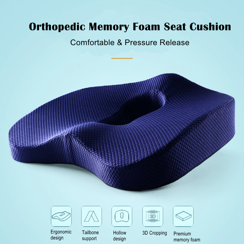 Premium Memory Foam Car Cushion