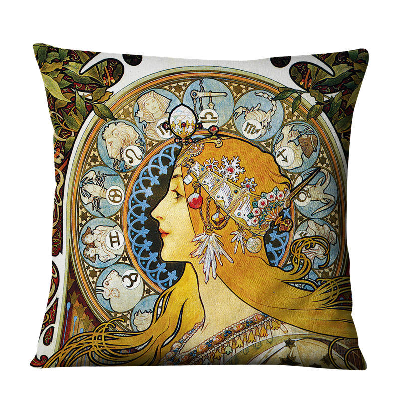 Linen pillow cushion cover