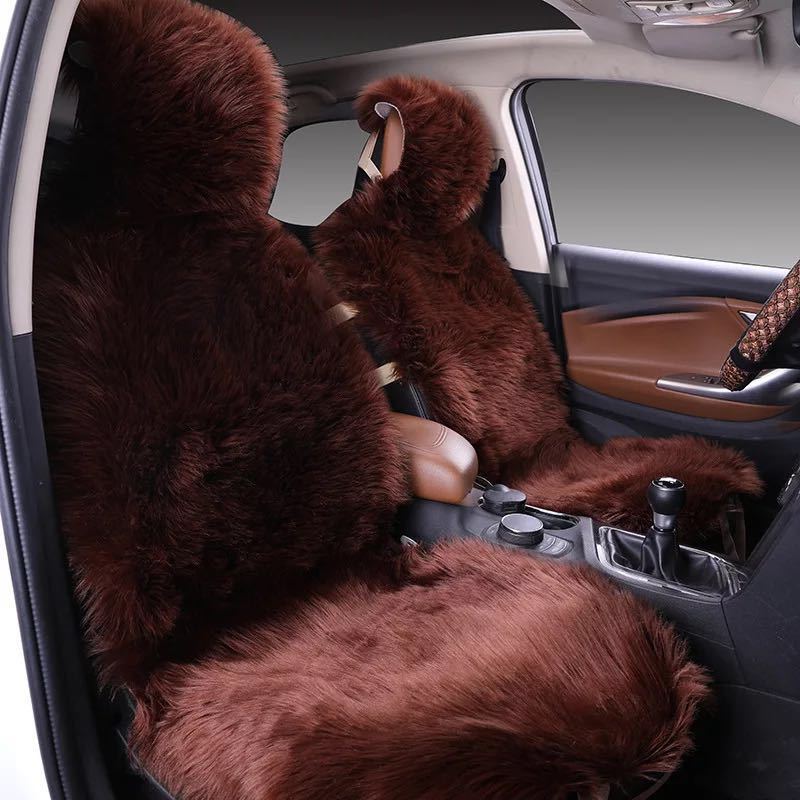 Premium Plush Car Seat Cushion - Universal Winter Comfort