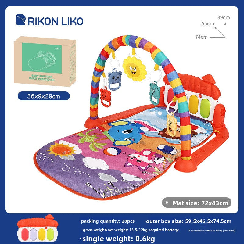Interactive Crawling Game Mat for Infant Motor Skills and Early Sensory Learning Play