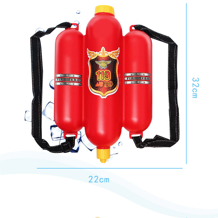 Children's fire backpack water sprayer