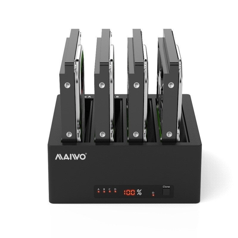 Dual-Disk 2.5/3.5-Inch SATA Hard Disk Dock and Offline Copier