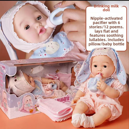 Soft Interactive Baby Doll with Sound and Accessories