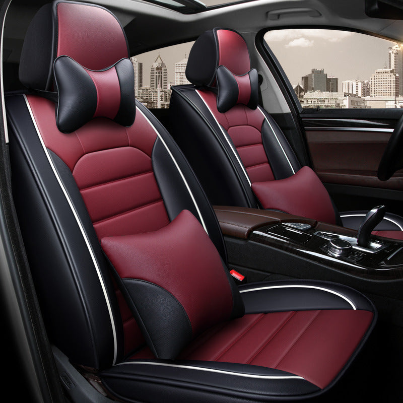 Premium Universal Leather Car Seat Cushion