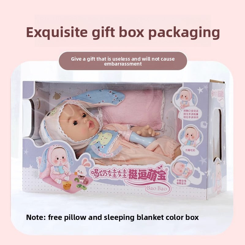 Soft Interactive Baby Doll with Sound and Accessories
