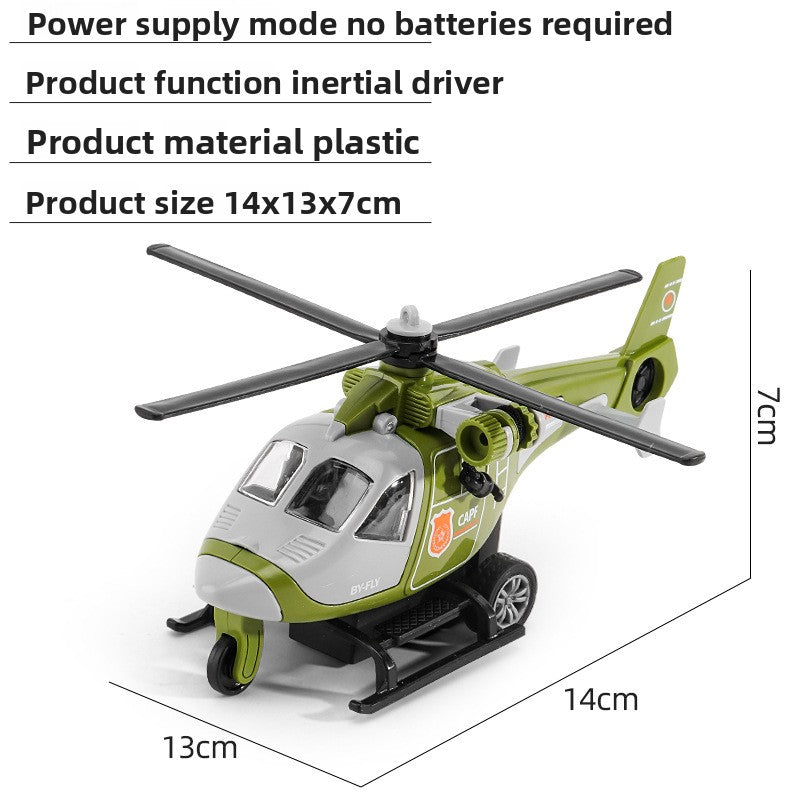 Children's toy helicopter model