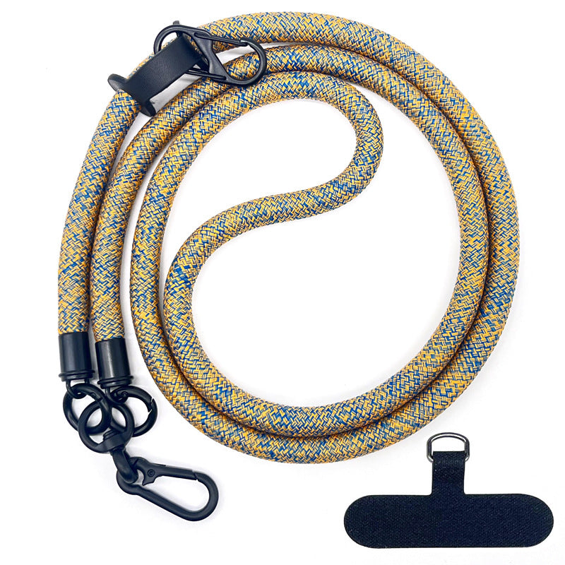 10MM Climbing Rope Mobile Phone Lanyard Gasket Adjustable Crossbody Mobile Phone Strap Camera Strap Rope Anti-lost Neck Rope