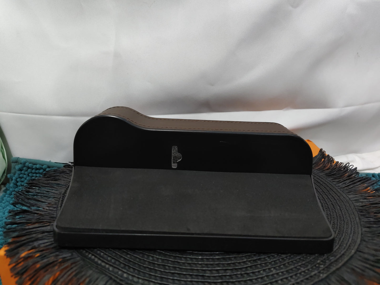 Premium Leather Car Storage Organizer