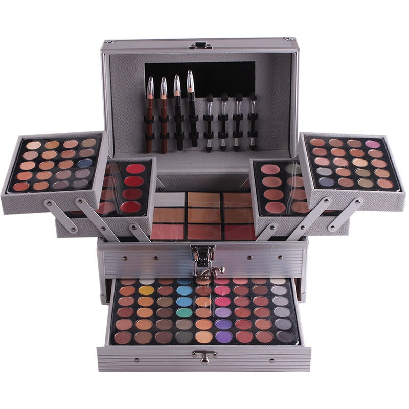 Miss Rose Deluxe Makeup Artist Cosmetic Kit - Eyeshadow Palette Set