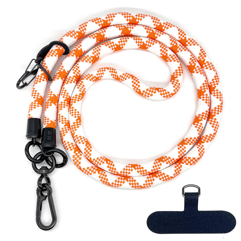 10MM Climbing Rope Mobile Phone Lanyard Gasket Adjustable Crossbody Mobile Phone Strap Camera Strap Rope Anti-lost Neck Rope
