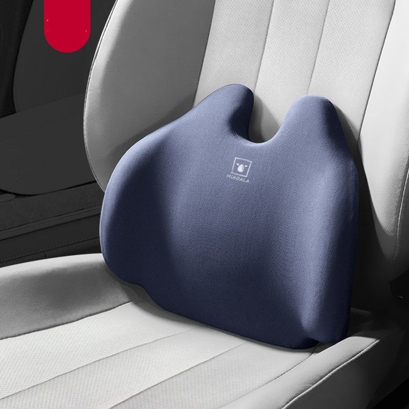 Premium Memory Foam Lumbar Support Cushion for Car & Office