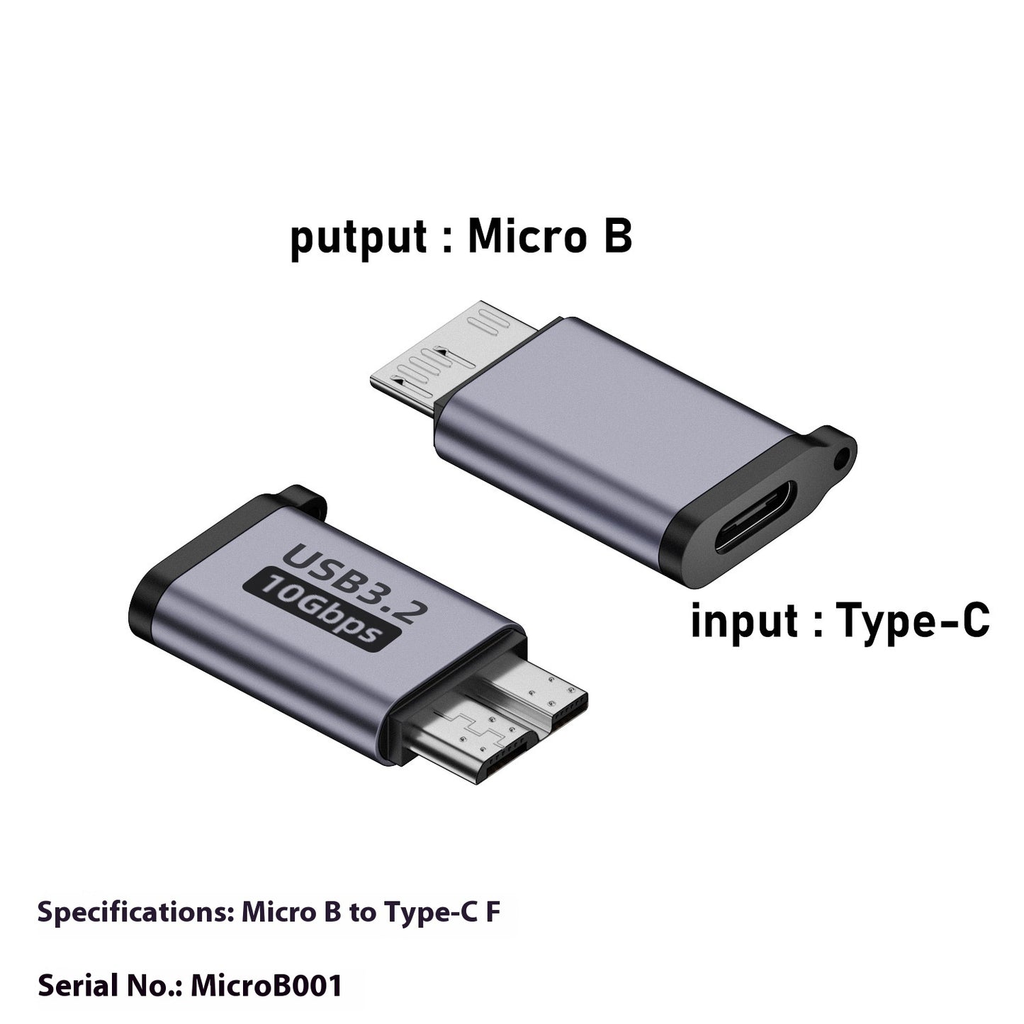 Micro B Adapter for Charging and Data Transfer
