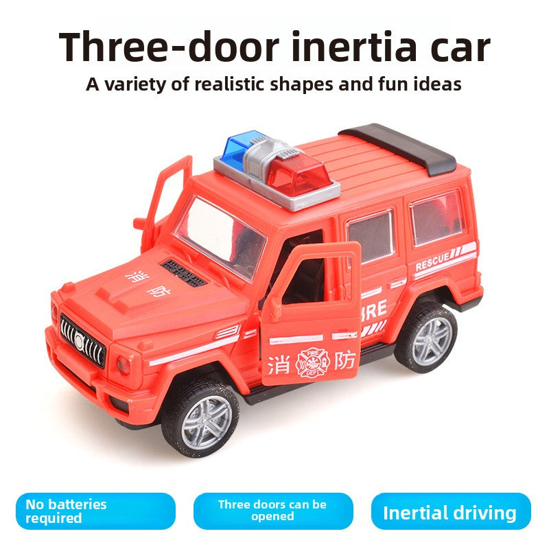 Inertial motorcycle toy motorcycle model