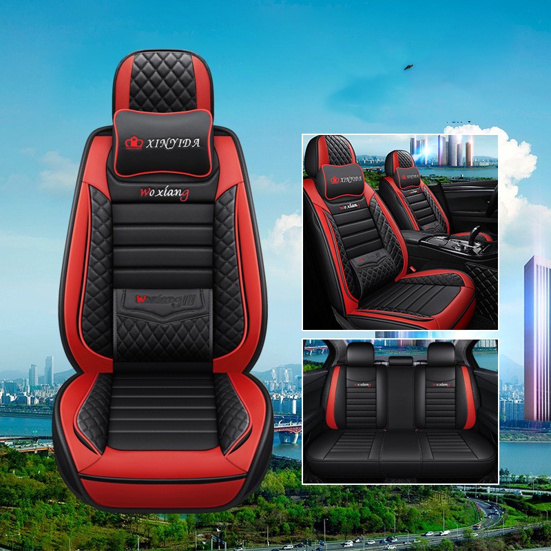 Premium Leather Car Seat Cushion - All Seasons