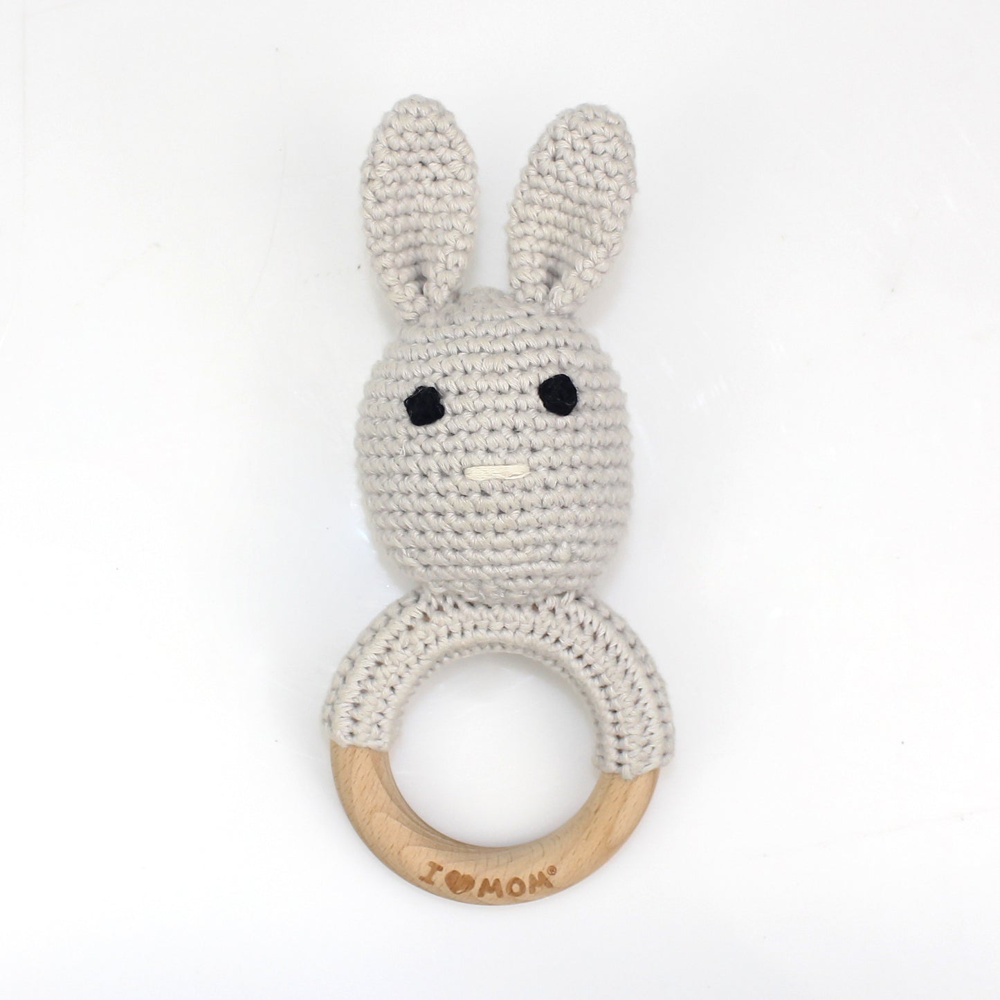Handmade Crochet Animal Baby Rattle Teether
