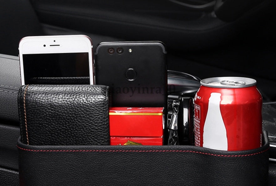 Premium PU Leather Car Organiser
