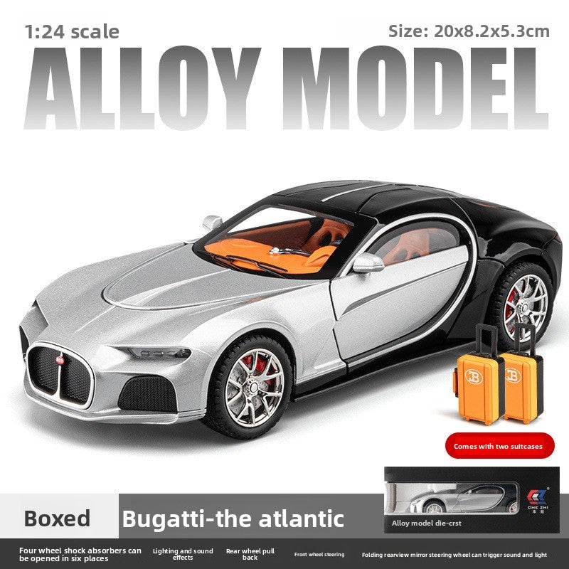 Metal Sports Car Model with Flash and Sound