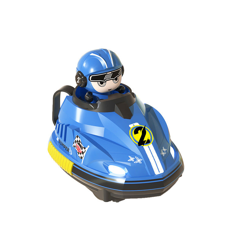 Children's two-person remote-controlled battle bumper cars
