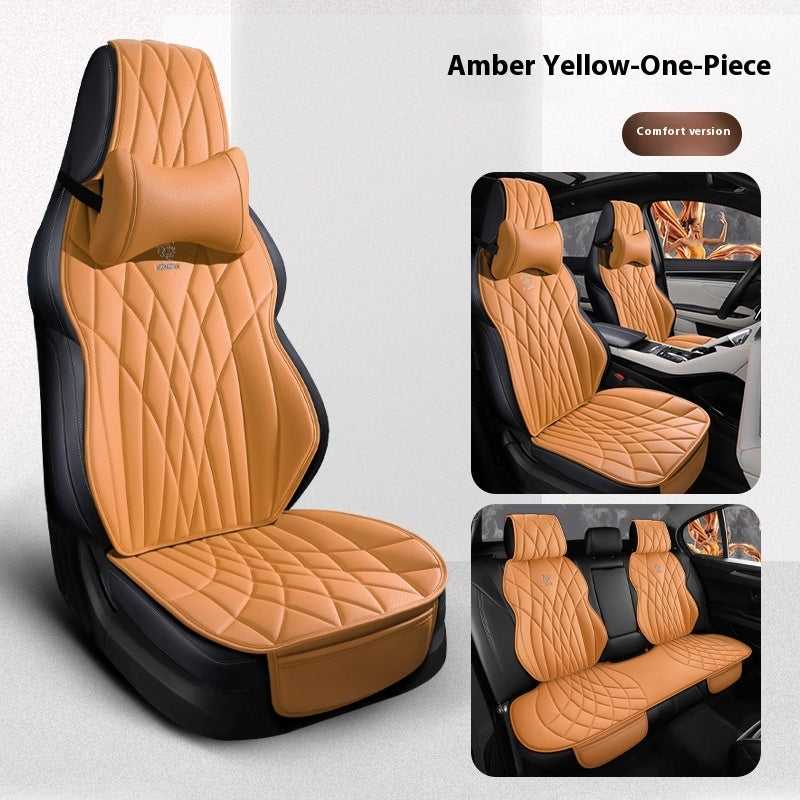 Universal Leatherette Car Seat Covers - Five-Seat Set