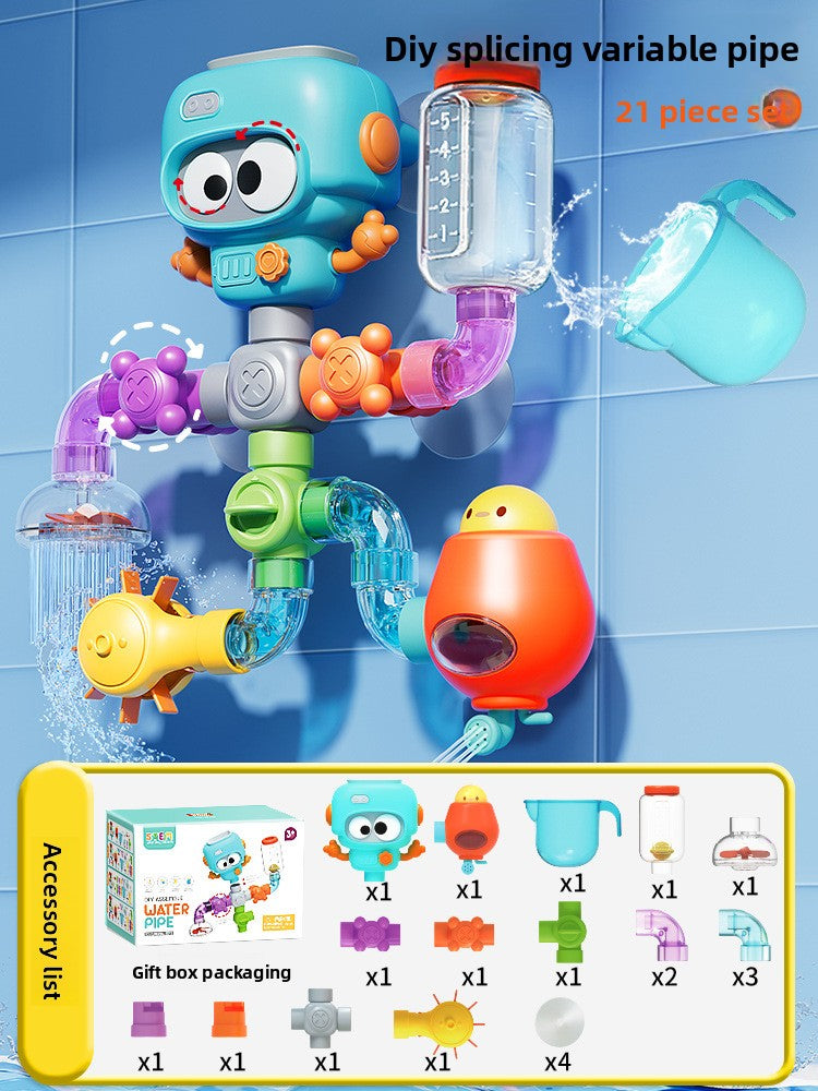 Children's Pull-Out Water Cannon Toy
