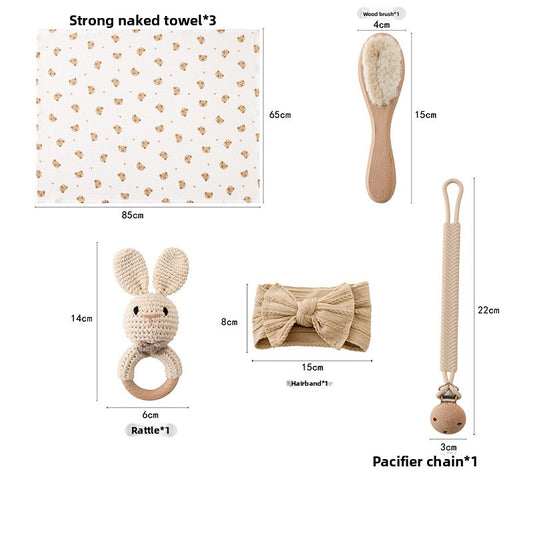 Crochet Animal Rattle Doll Set