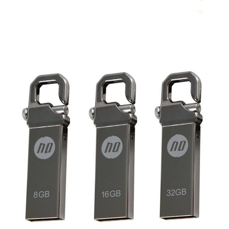 Customizable Metal Keychain USB Drive - Waterproof & Portable