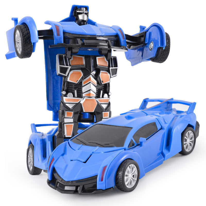 Children's transformable toy car model