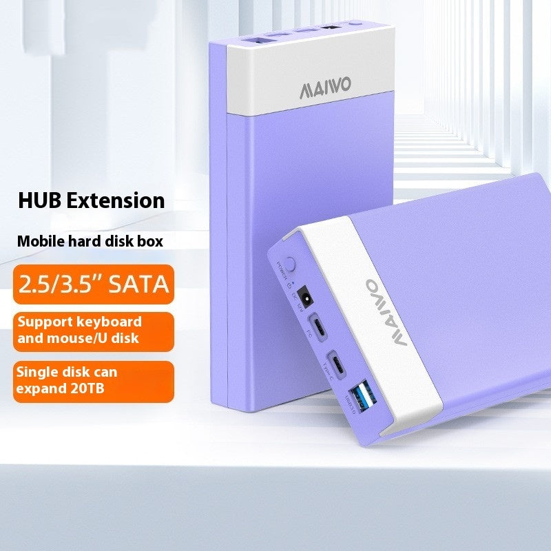 3.5 Inch SATA to USB 3.0 External Hard Disk Box - Supports 14TB