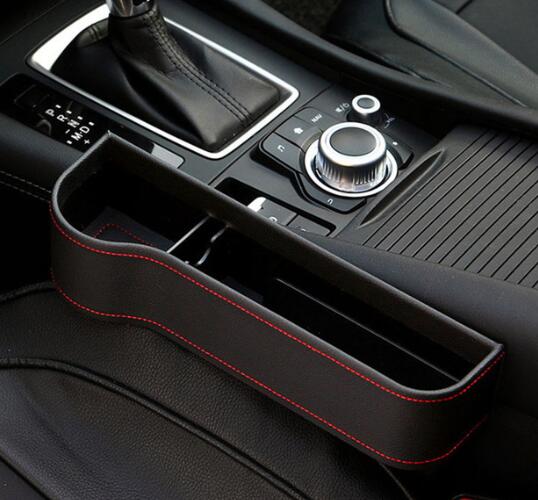 Premium Leather Car Storage Organizer