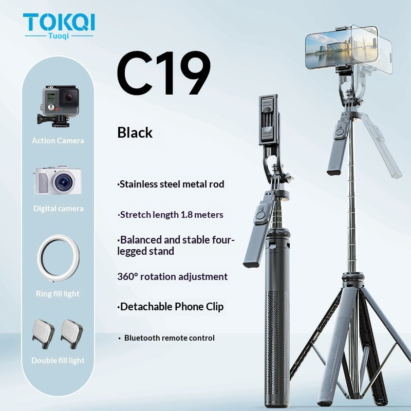 C17 Smartphone Selfie Stick Smart  Stabilized Extendable Gimbal With Full Auto Mode