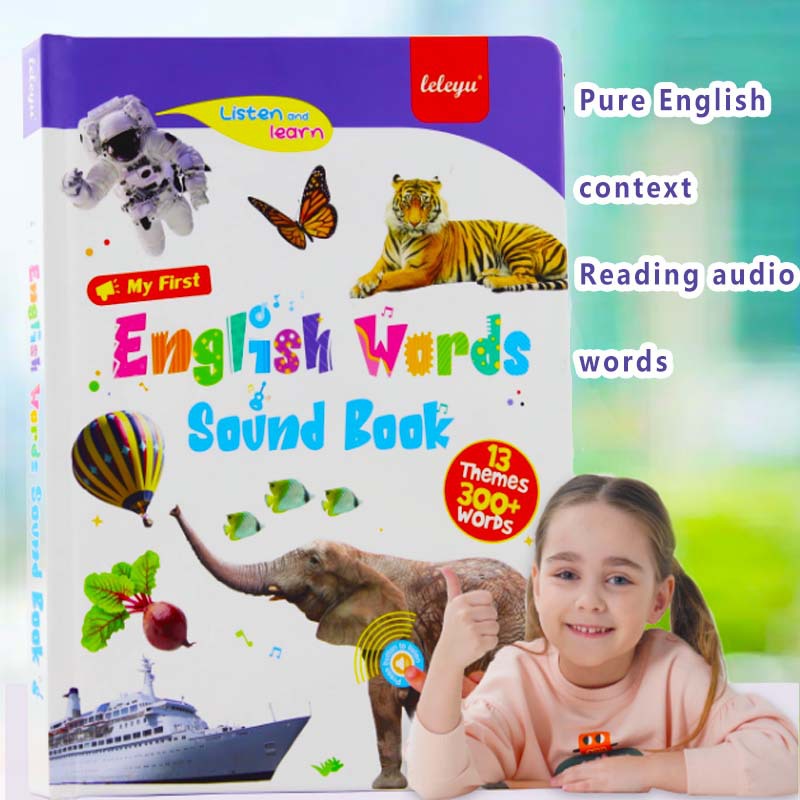 English Words Point Reading Voice Early Learning Toy