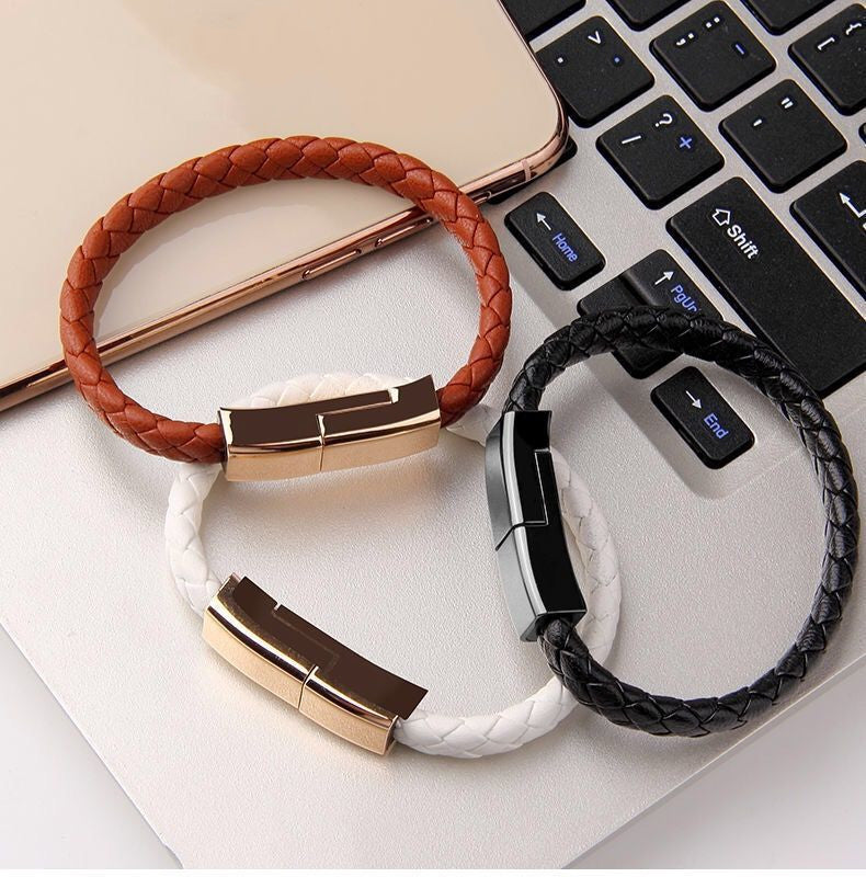 Wearable Charger Bracelet for iPhone & Android
