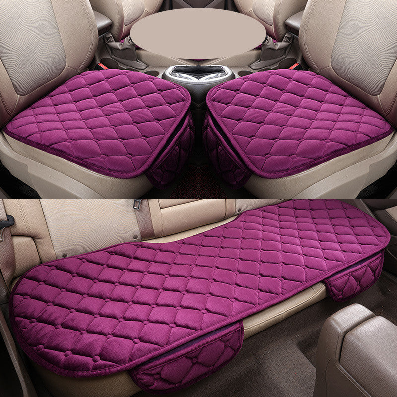 Premium Plush Velvet Car Seat Cushion