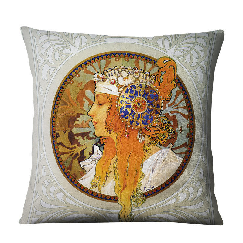 Linen pillow cushion cover