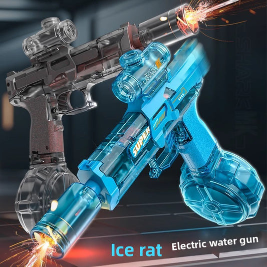 Electric Water Gun Toy for Kids with LED Lights